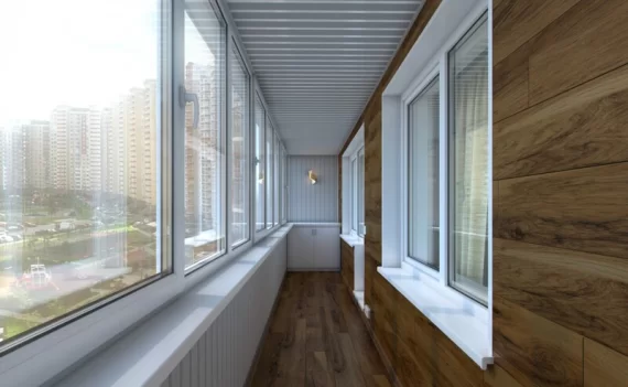 Внутренняя отделка балконов и лоджий