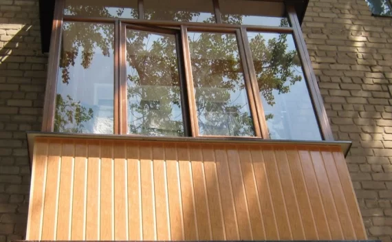 Наружная отделка балкона