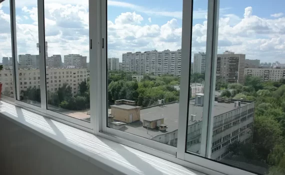 Остекление лоджии алюминиевыми окнами