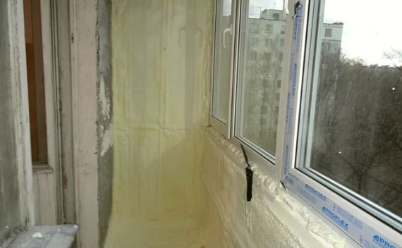 Утепление балкона 3 м ППУ