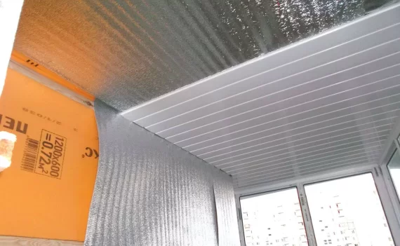 Пример Капитальное утепление балкона